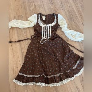 Gunne Sax 5 brown midi